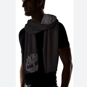 Timberland Men's Charcoal Gray Scarf